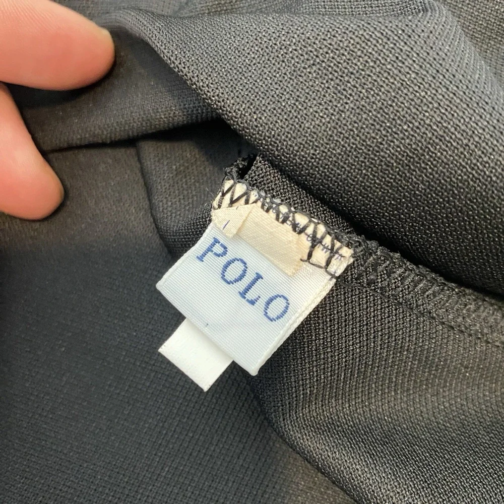 Polo Ralph Lauren Polo Shirt Men XL Black Performance Stretch Jersey Golf Preppy